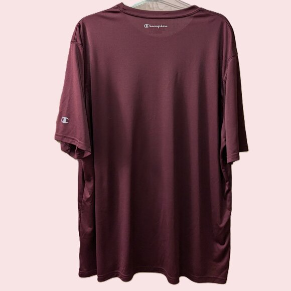 3/$15** Men's Maroon Champion Performance Tee, 2XL - Picture 2 of 5